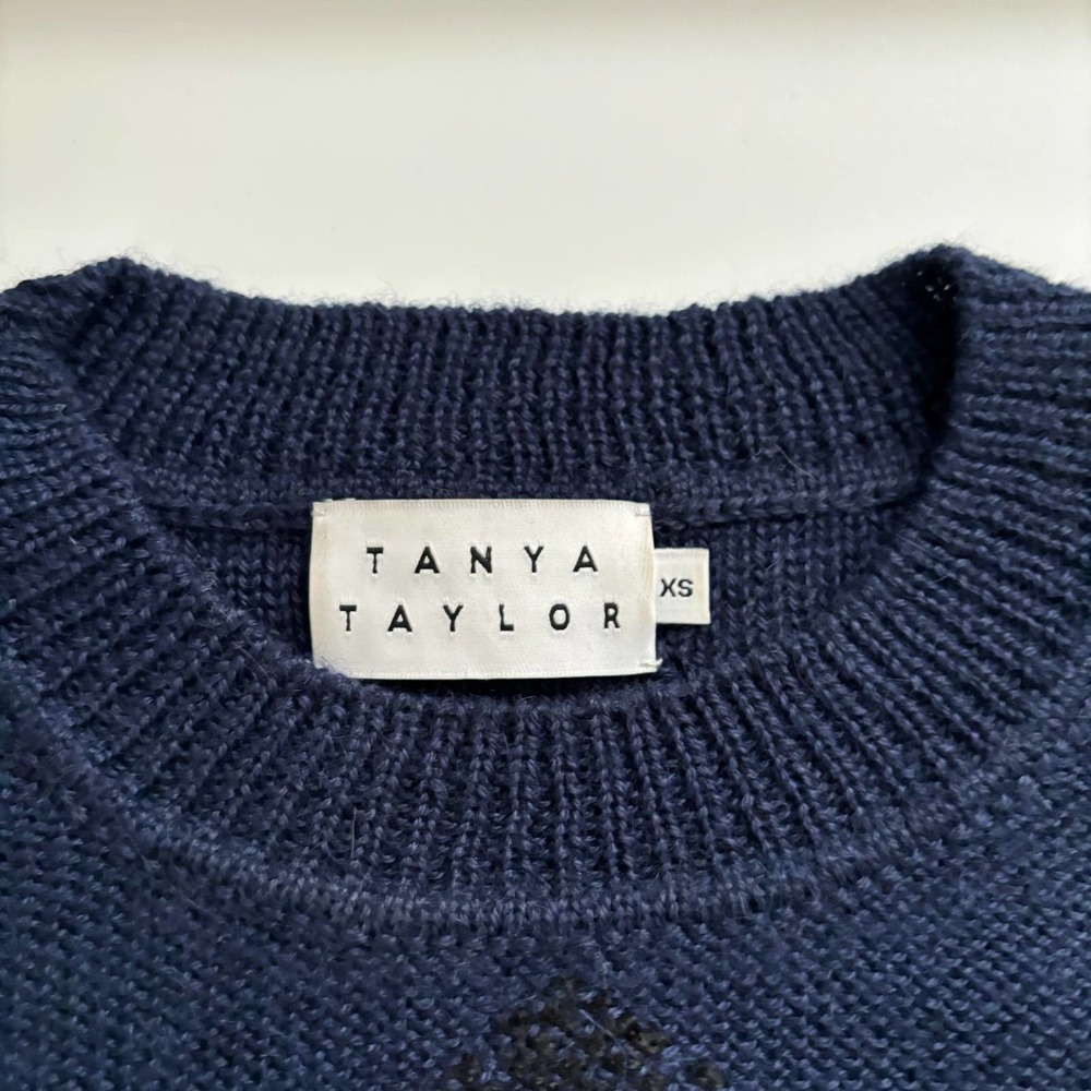 TANYA TAILOR FRINGE CHA CHA ALPACA SWEATER JUMPER BOHO STYLE WOMEN SIZE XS/S - Picture 8 of 16